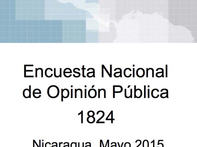 Resultados Generales de Politica Encuesta Nicaragua Mayo 2015